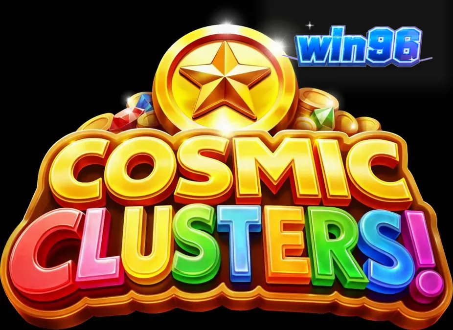 Neon galaxy theme ng Cosmic Clusters slot